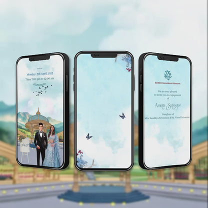 Engagement & Ring Ceremony Video Invitation | Inspired | AI-1487