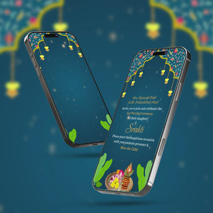 Ear Piercing Ceremony Invitation Video | AI-1561