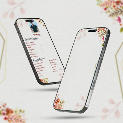 Digital BioData Video Template | Soft & Stylish  | AI-1413