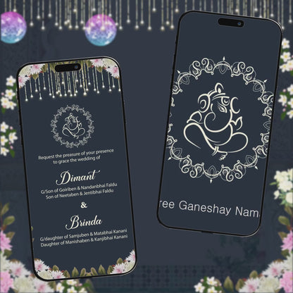 Reception Party Invitation Video | Digital Invitation | AI-1125