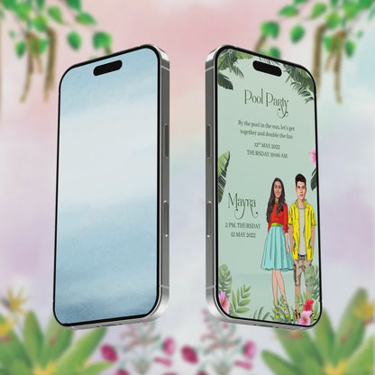 Digital Wedding Invitation Video | Sophisticated Reveal | AI-1361