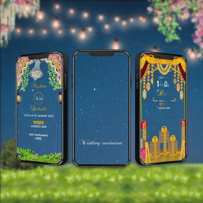 Wedding Video Invitation | Nikah, Shaadi & Reception| AI-1012