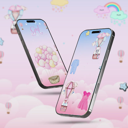 Baby Gender Reveal Invitation Video | Modern E Card | AI-1355