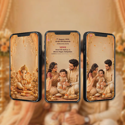 Annaprashan Invitation Video | Rice Ceremony Video Invitation | AI-1588
