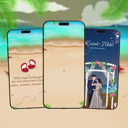 Engagement & Ring Ceremony Video Invitation | Custom | AI-1472