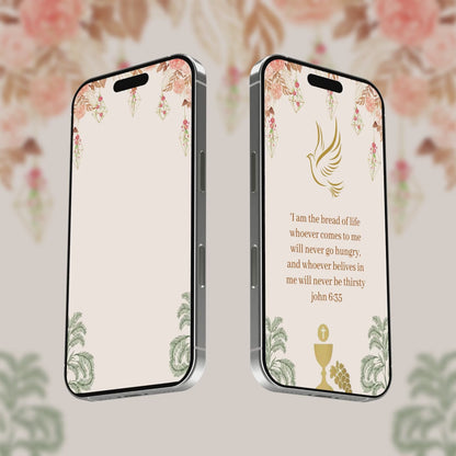 First Holy Communion Invitation Video | Instant Download | AI-1217
