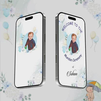 Mundan Ceremony Invitation Video | Personalized Baby Mundan| AI-1061