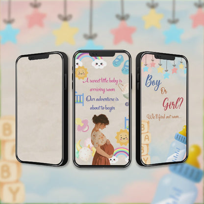 Baby Announcement Invitation Video | Unique |  AI-1518