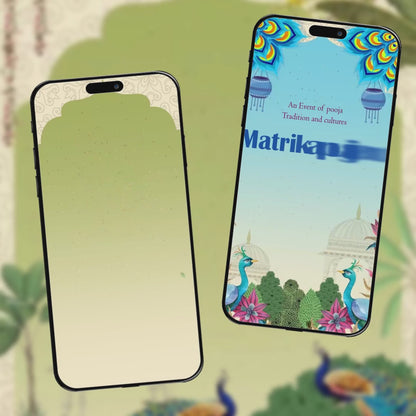 Digital Wedding Invitation Video | Color palette | AI-1302