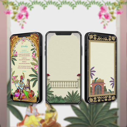 Digital Wedding Invitation Video | Elegant | AI-1276