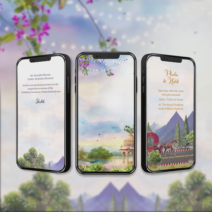 Digital Wedding Invitation Video | Magical Theme | AI-1341