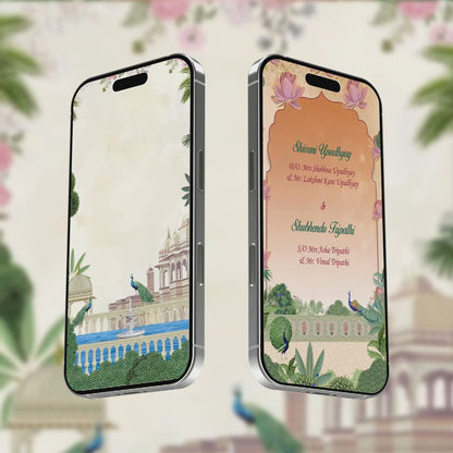Digital Wedding Invitation Video | Vibrant Animated Invite| AI-1486