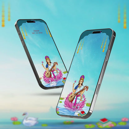 Saraswati Puja Invtation Video | Digital E-Invite | AI-1272