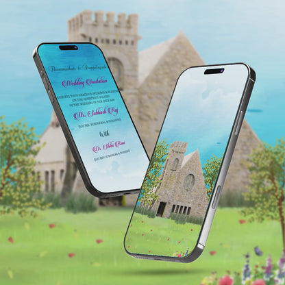 Christian Wedding Invitation Video | Church-Inspired | AI-1165