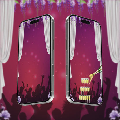 Kitty Party Invitation Video | Red Theme | AI-1173