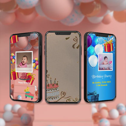 Birthday Invitation Video | Colorful Theme | AI-1155