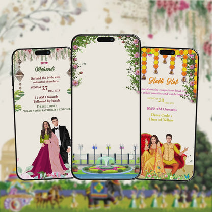 Wedding Video Invitation | Royal Invitation | AI-1015