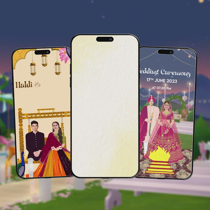 Wedding Video Invitation | Shareable theme | AI-1030