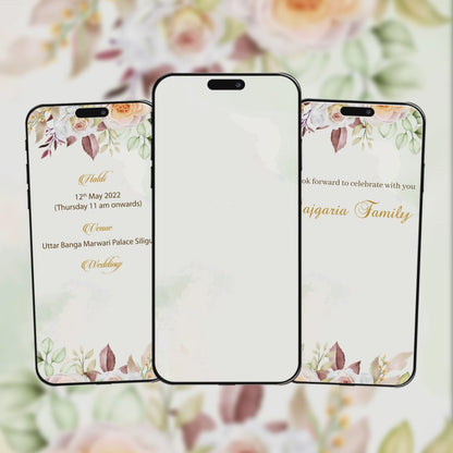 Digital Wedding Invitation Video | Modern Theme | AI-1370