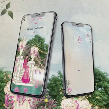 Digital Wedding Invitation Video | Custom Digital E-Invite | AI-1394