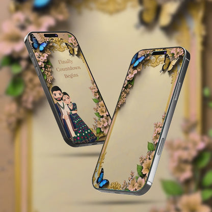 Save The Date Invitation Video & Days to Go Invites | Toon Styled | AI-1395