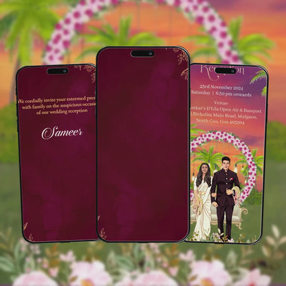 Reception Party Invitation Video | Elevate Your Event| AI-1384