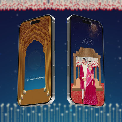 Jain Wedding Video Invitation | Night Themed | AI-1219