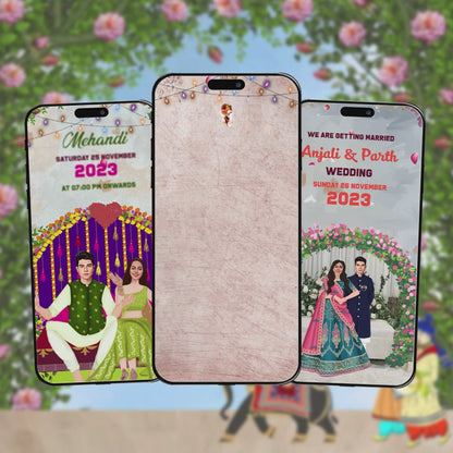 Wedding Video Invitation | Custom Wedding Video| AI-1011