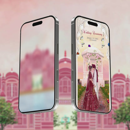 Digital Wedding Invitation Video | Romantic Theme | AI-1368
