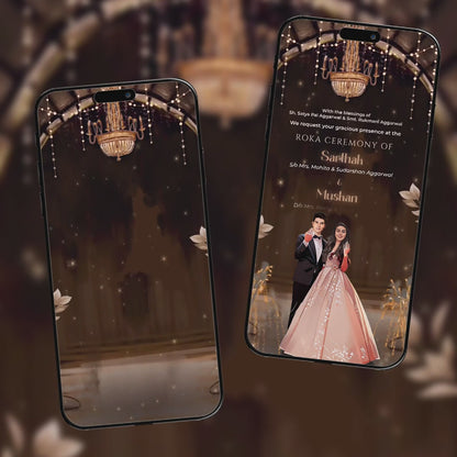 Roka Ceremony Invitation Video | Video Invitation | AI-1527