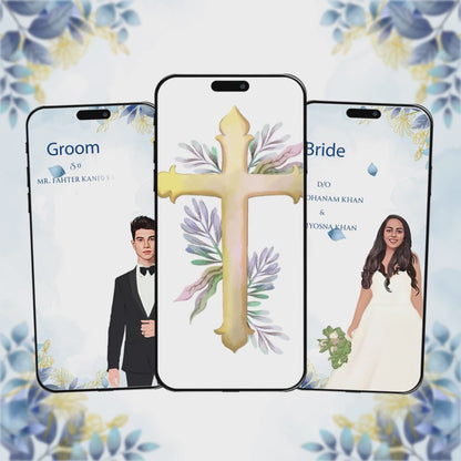 Christian Wedding Invitation Video | Traditional | AI-1161