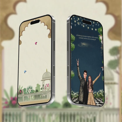 Digital Wedding Invitation Video | Elegant Animated Invite |AI-1388