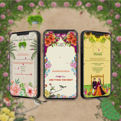 Wedding Video Invitation | Modern Invite | AI-1022
