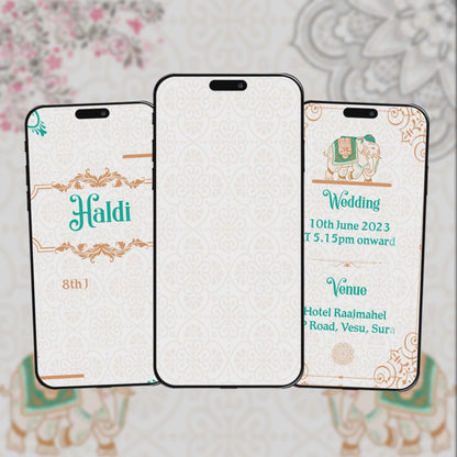 Wedding Video Invitation | Elegant Styled Text | AI-1021