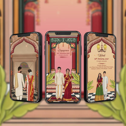 Bengali Wedding Invitation Video | Digital Video Invitation | AI-1584